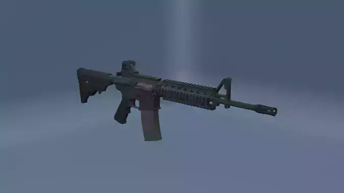 LOW POLY M4A1