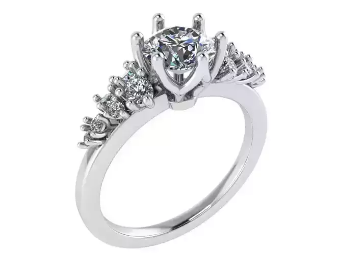 Round Diamond Ring 2828