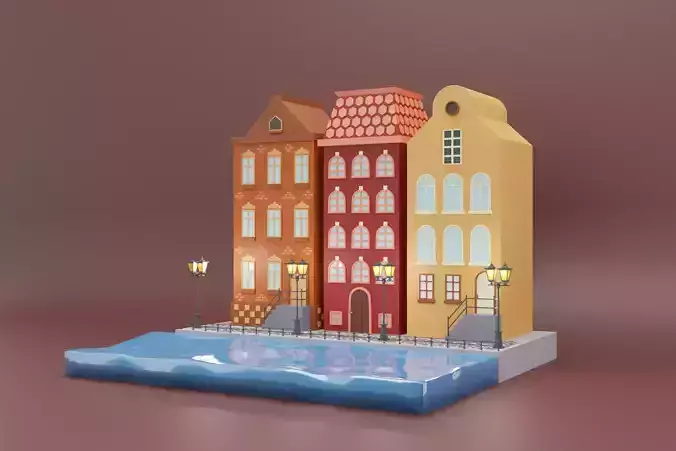 Holland style houses