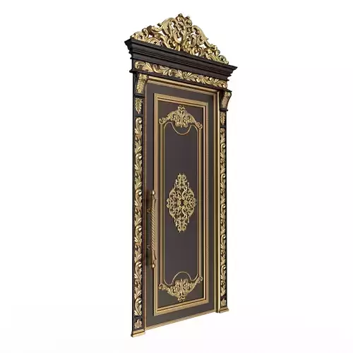 Carved Door Classic 01402 Black