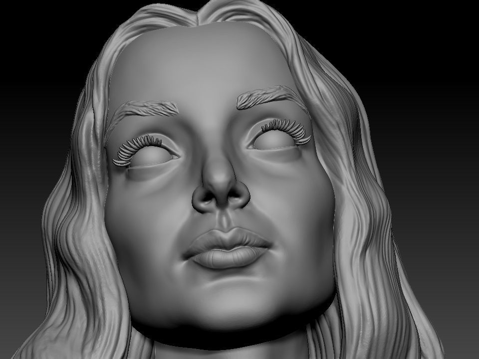 Morticia Addams 3D print model_45