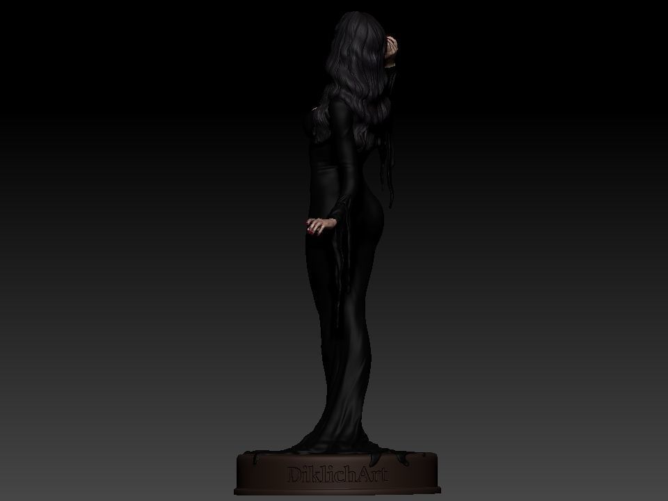 Morticia Addams 3D print model_32