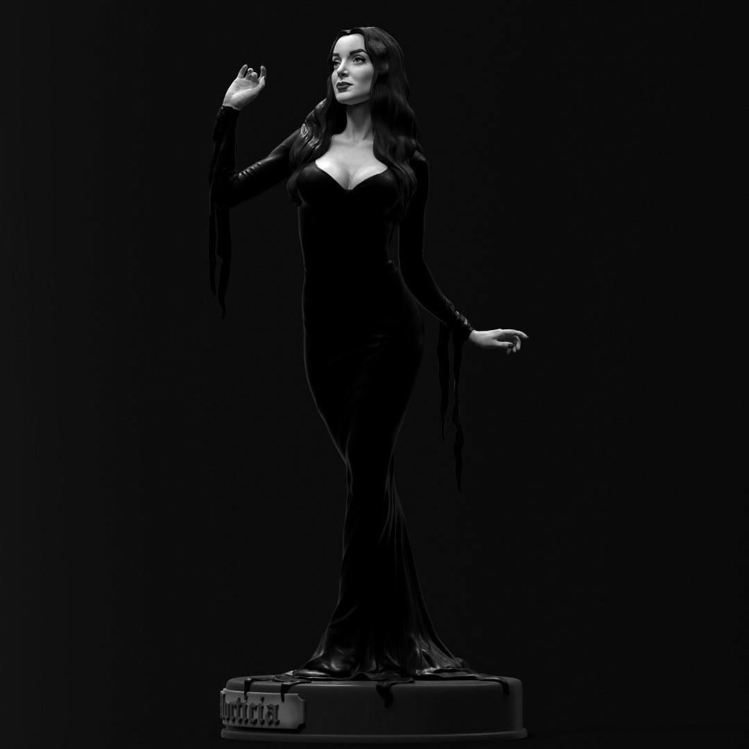Morticia Addams 3D print model_6