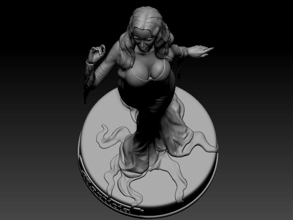 Morticia Addams 3D print model_19