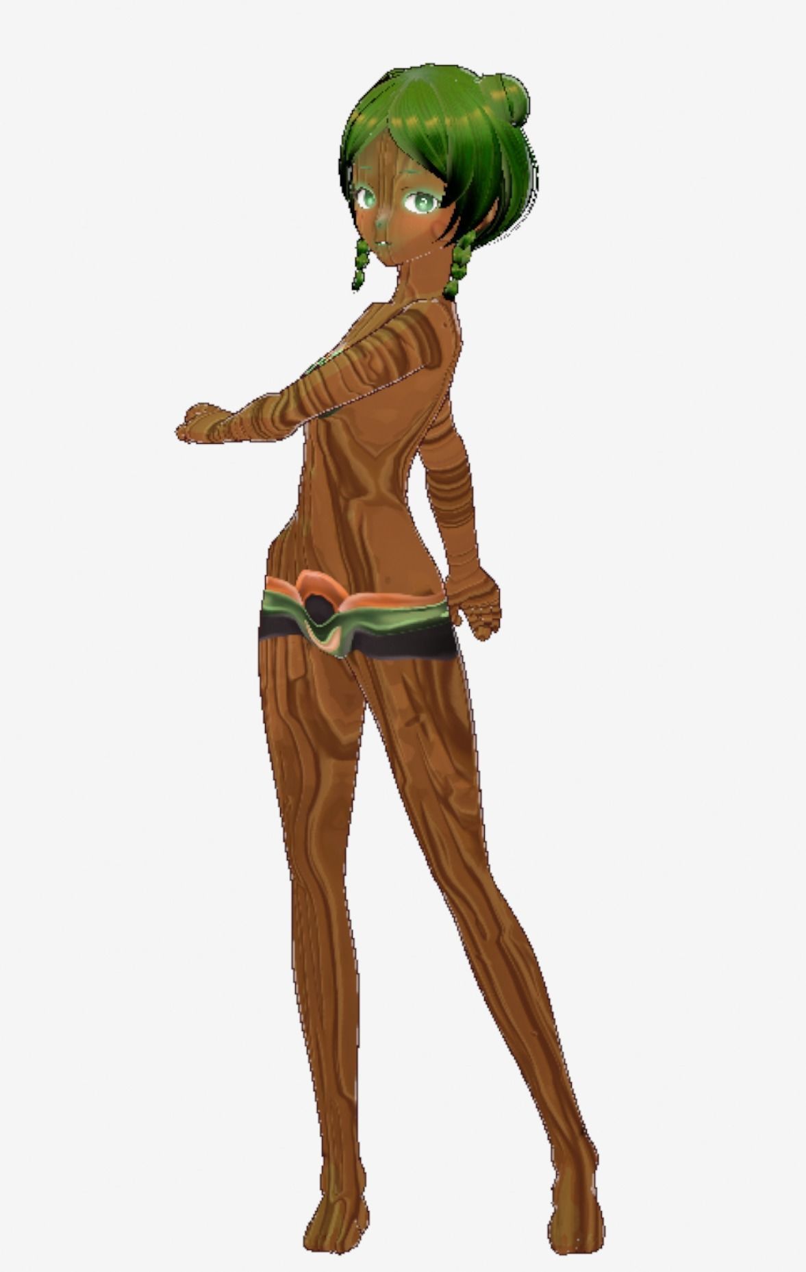 WoodFlora VRM 3D VTuber Avatar Ready to use Low-poly 3D model_27