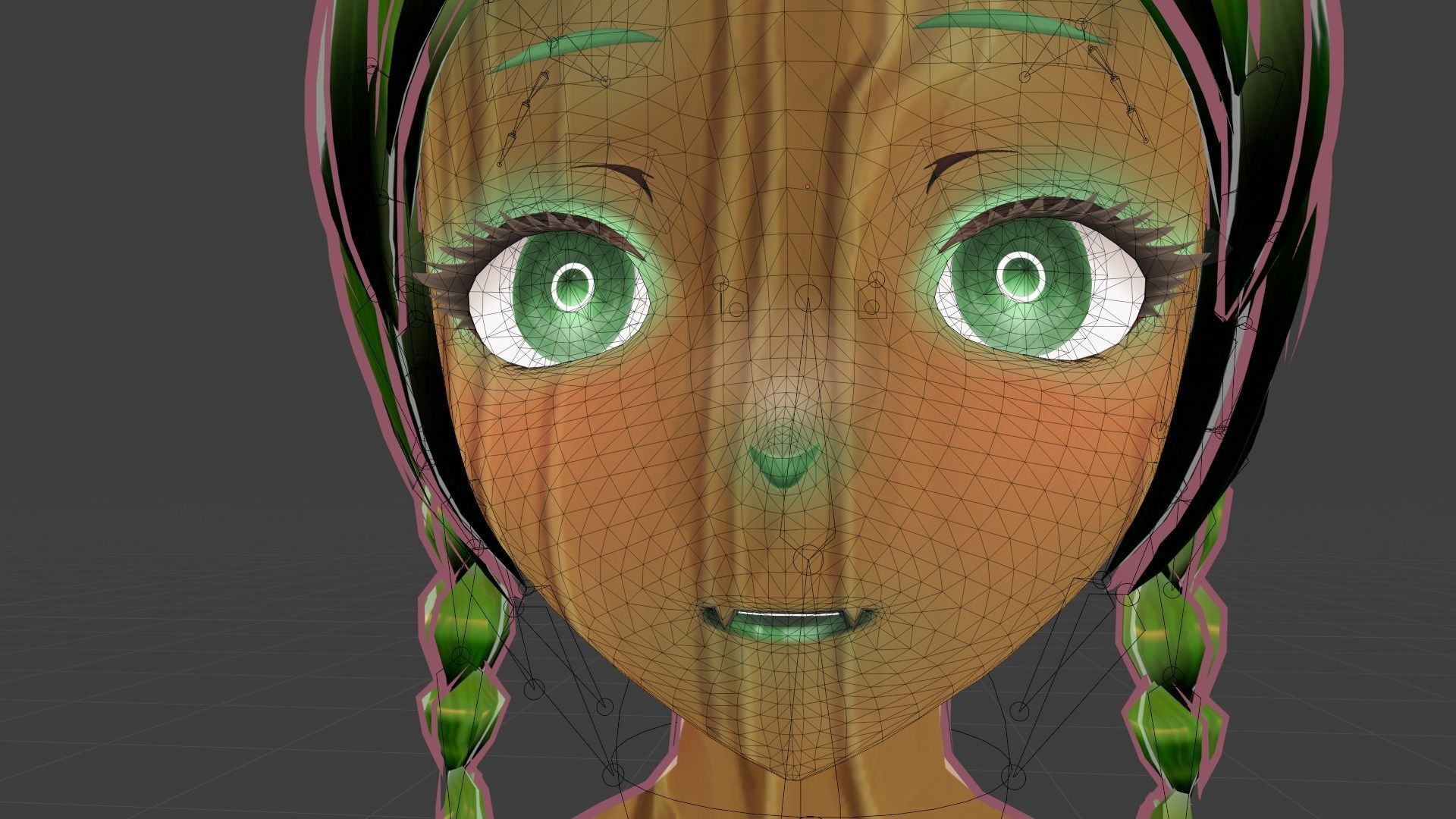 WoodFlora VRM 3D VTuber Avatar Ready to use Low-poly 3D model_17
