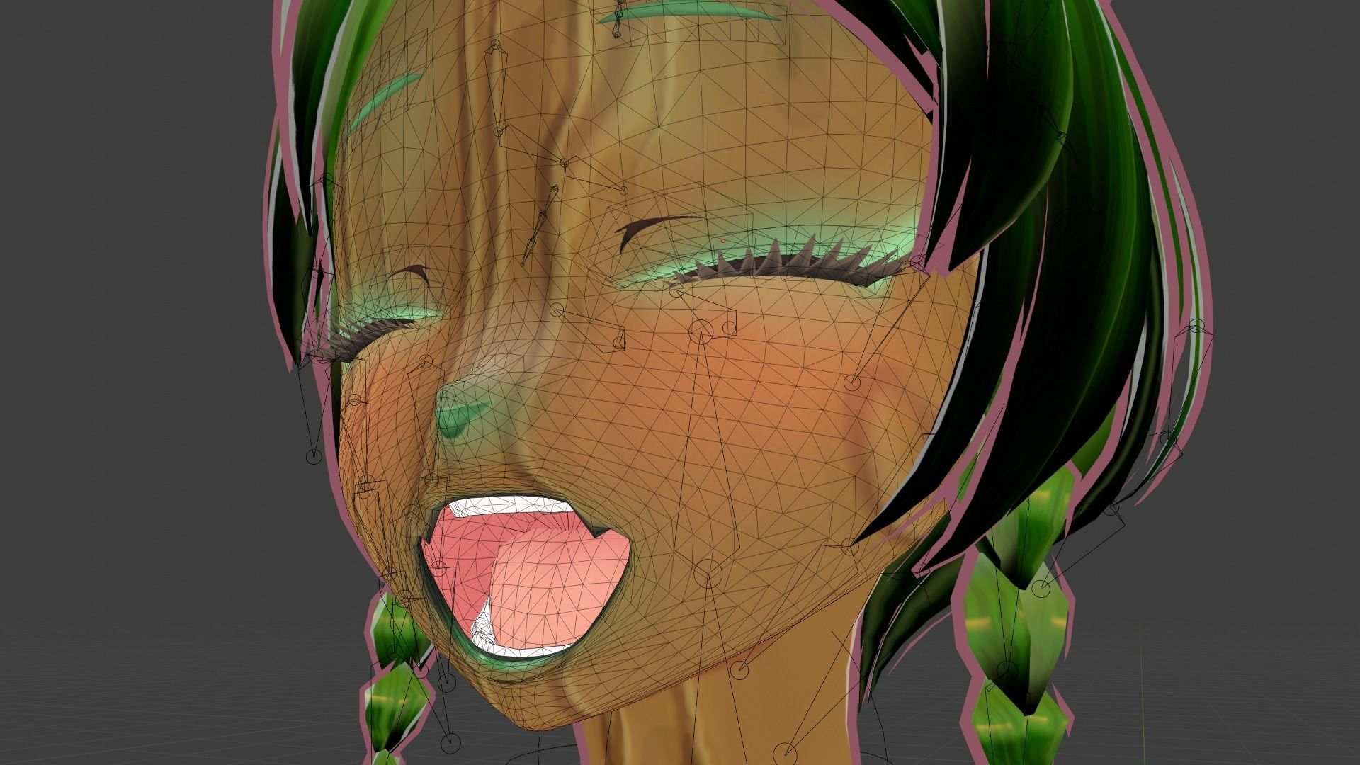 WoodFlora VRM 3D VTuber Avatar Ready to use Low-poly 3D model_2