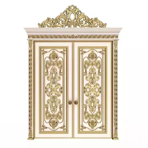 Carved Door Classic 01501 White