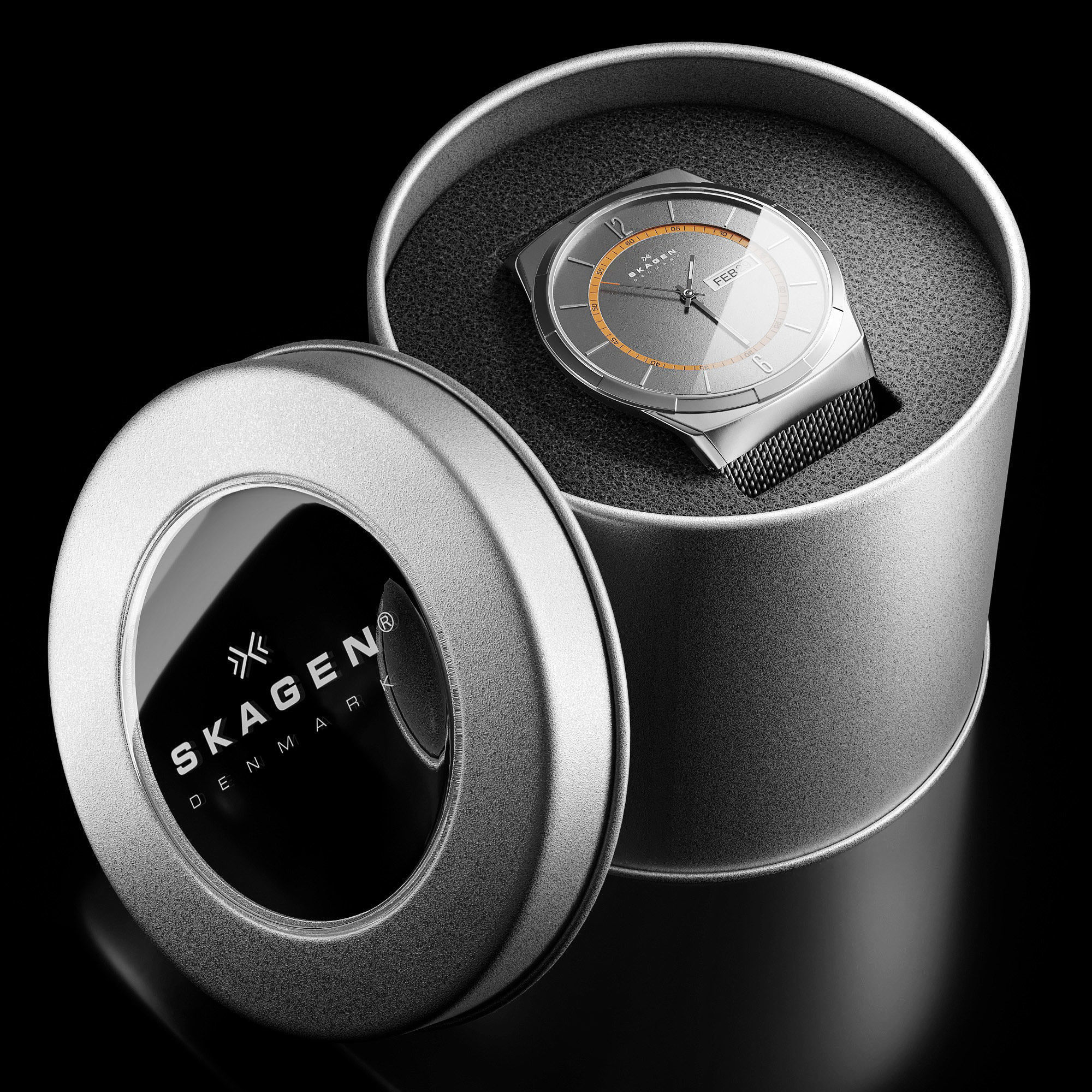 Watch Skagen SKW6007 3D model_1