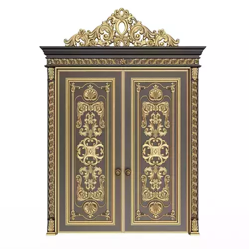 Carved Door Classic 01501 Black