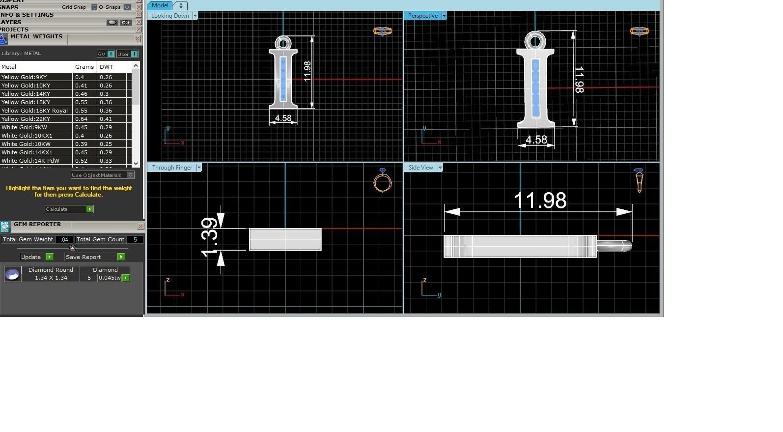 Alphabet Letter I Pendant Charm 3dm stl render details 3D print model_3