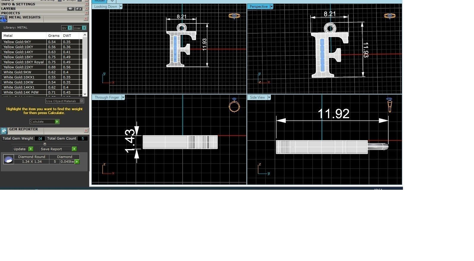 Alphabet Letter F Pendant Charm 3dm stl render details 3D print model_3