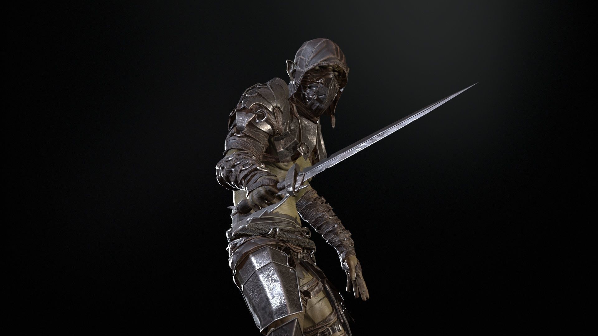  SkinnyOrc 12 Low-poly 3D model_18