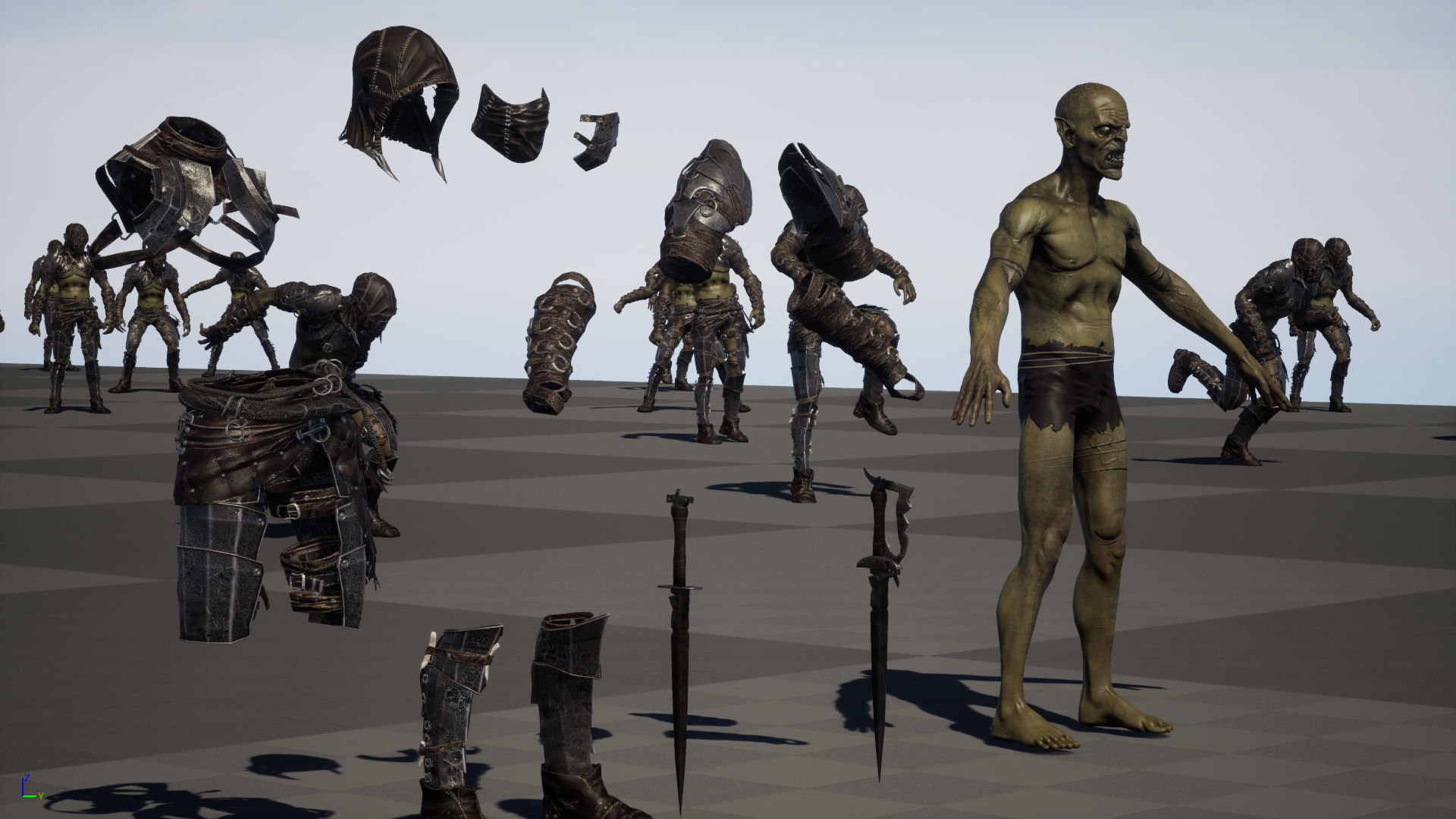  SkinnyOrc 12 Low-poly 3D model_33