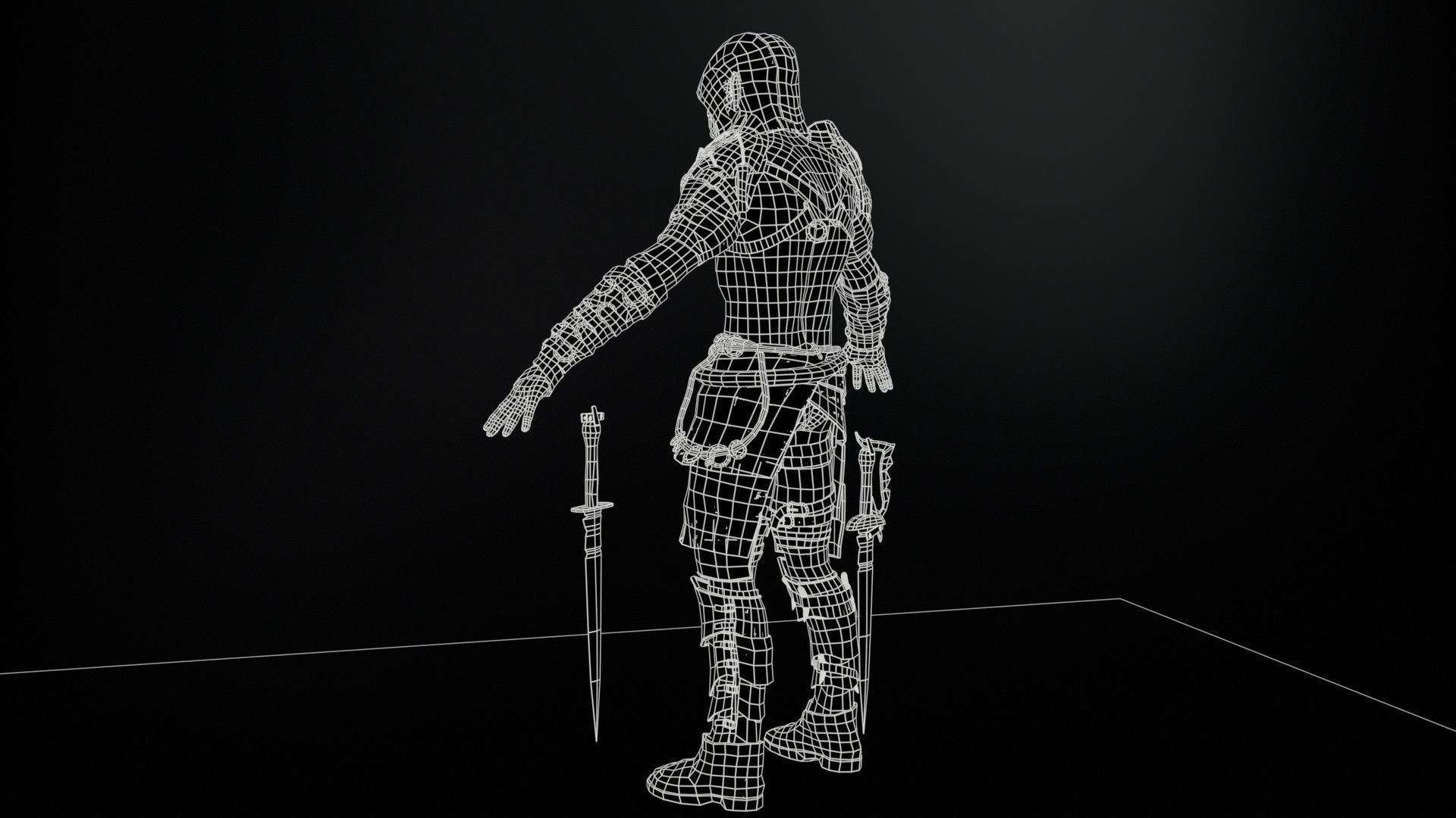  SkinnyOrc 12 Low-poly 3D model_13