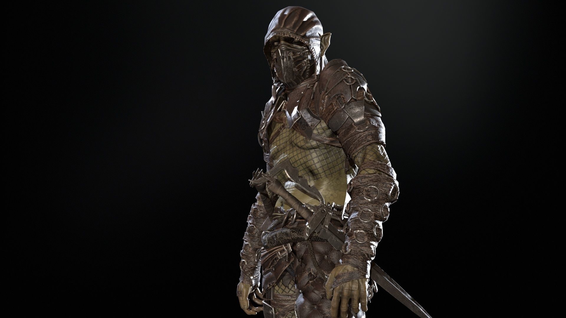  SkinnyOrc 12 Low-poly 3D model_20