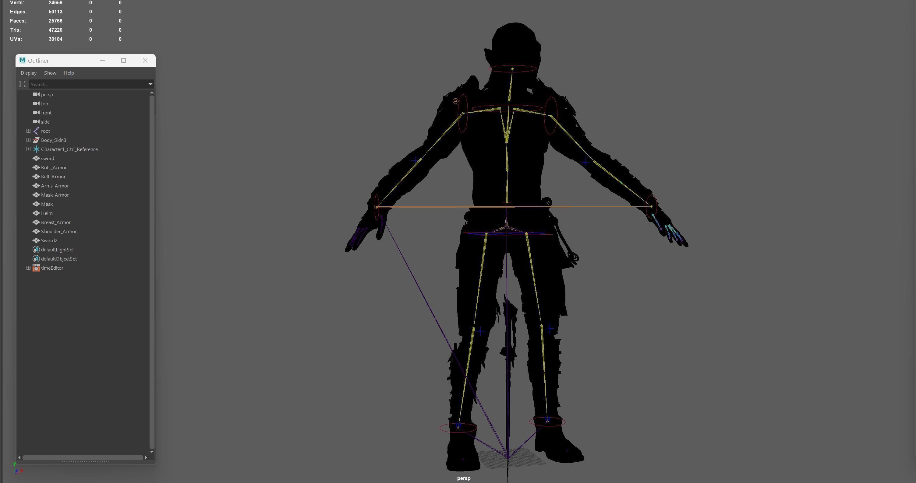  SkinnyOrc 12 Low-poly 3D model_29