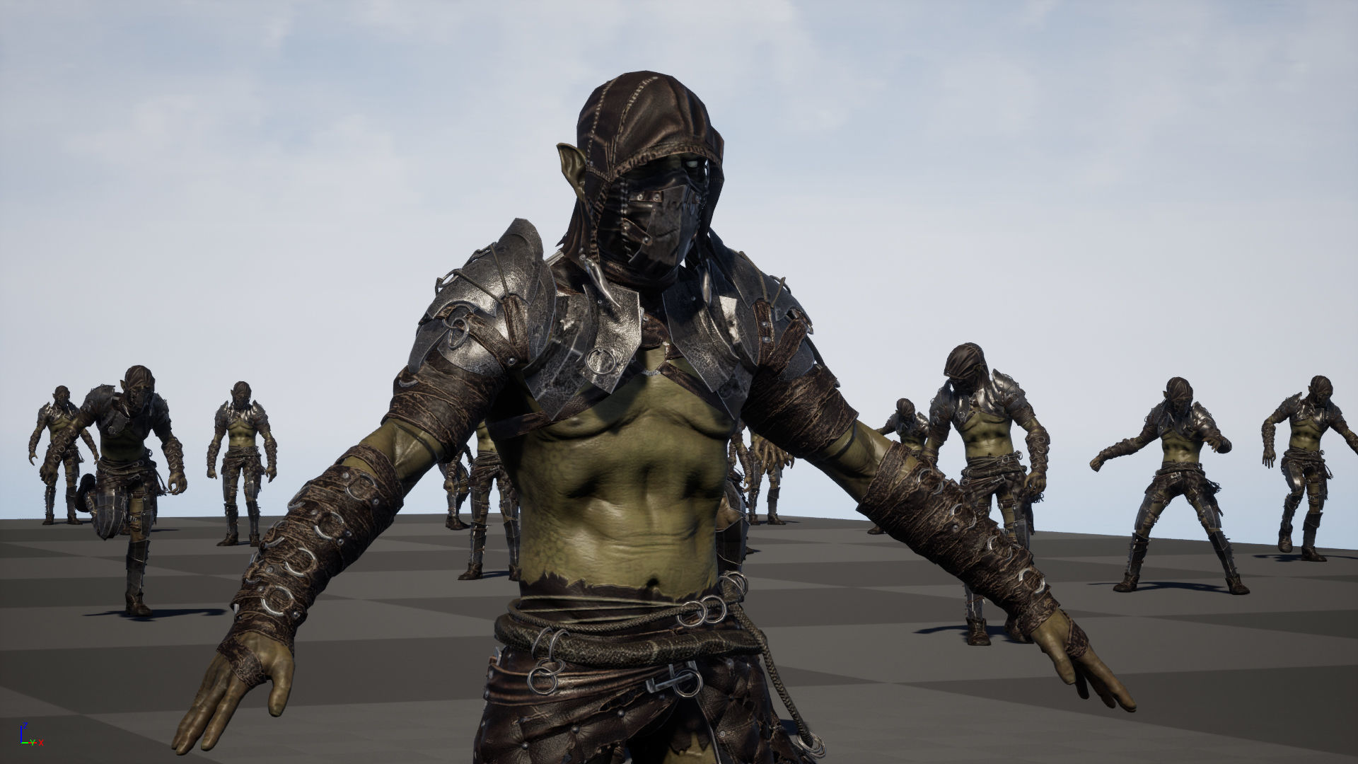  SkinnyOrc 12 Low-poly 3D model_30