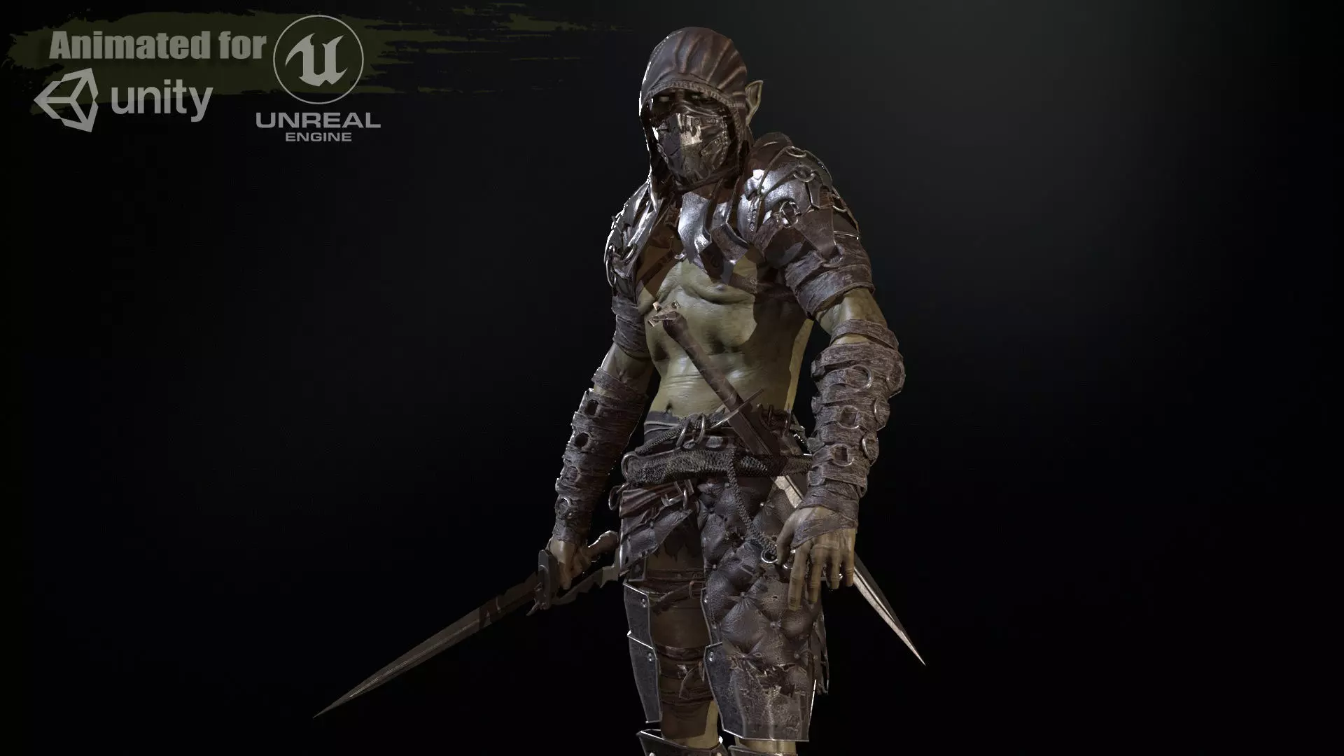  SkinnyOrc 12 Low-poly 3D model_0