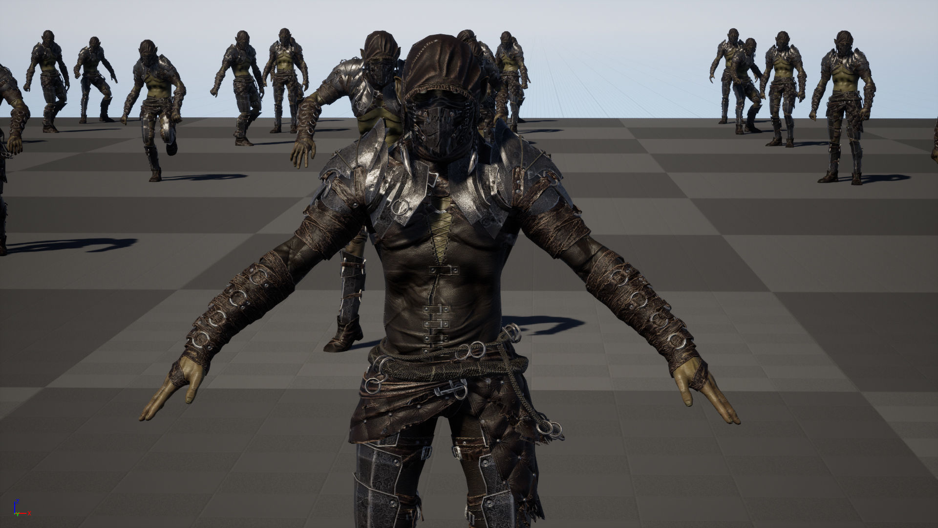  SkinnyOrc 12 Low-poly 3D model_32