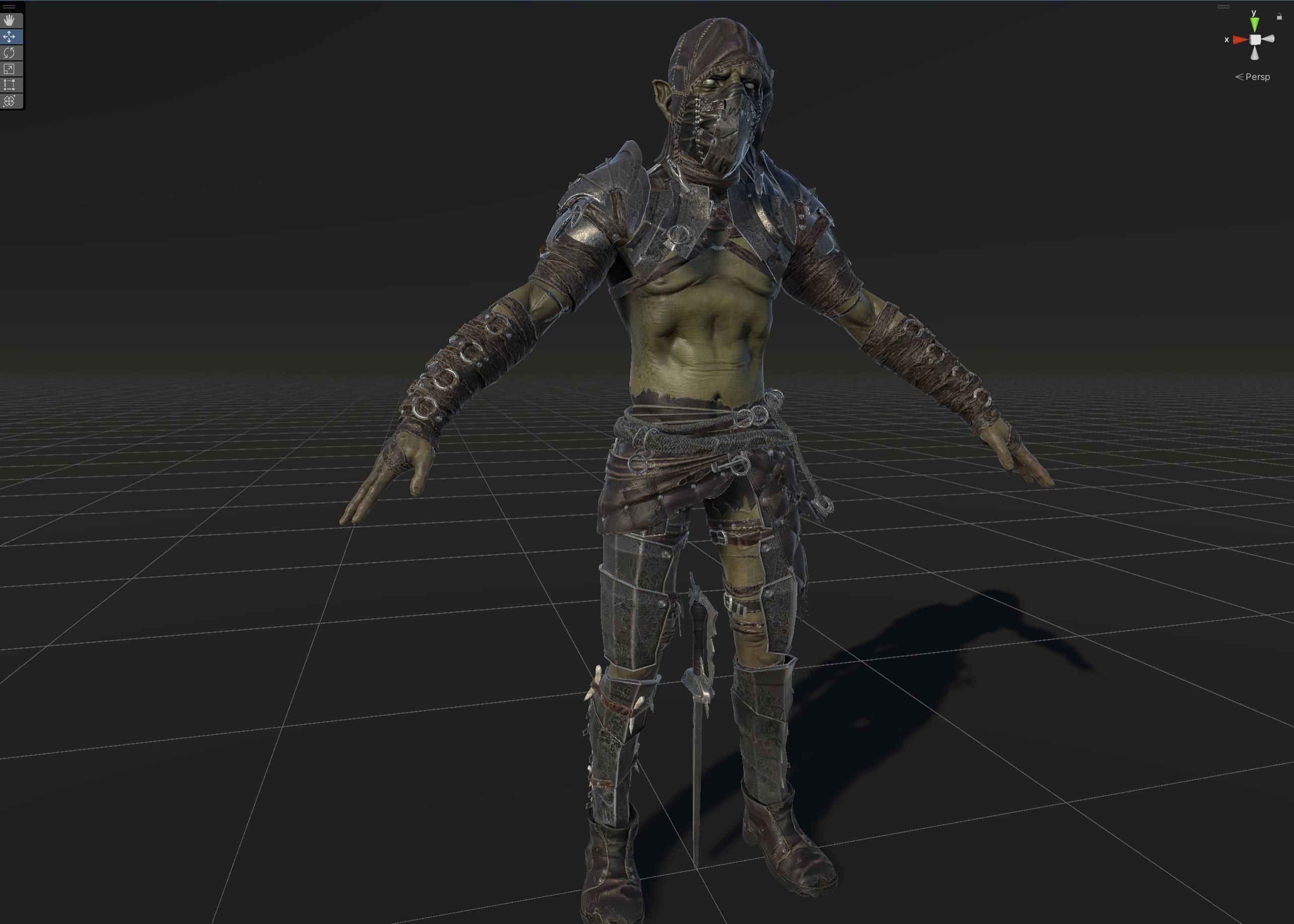  SkinnyOrc 12 Low-poly 3D model_36