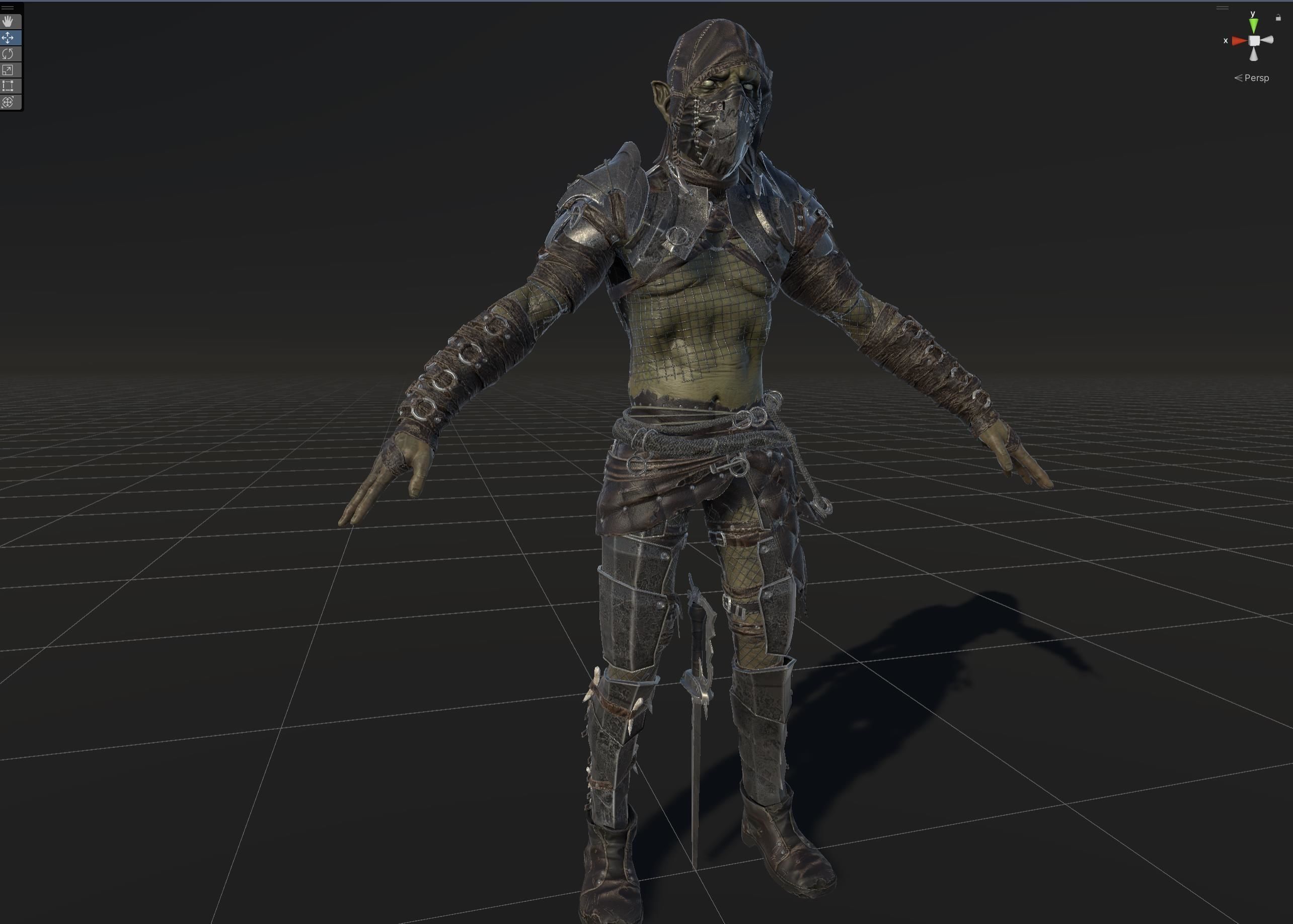  SkinnyOrc 12 Low-poly 3D model_37