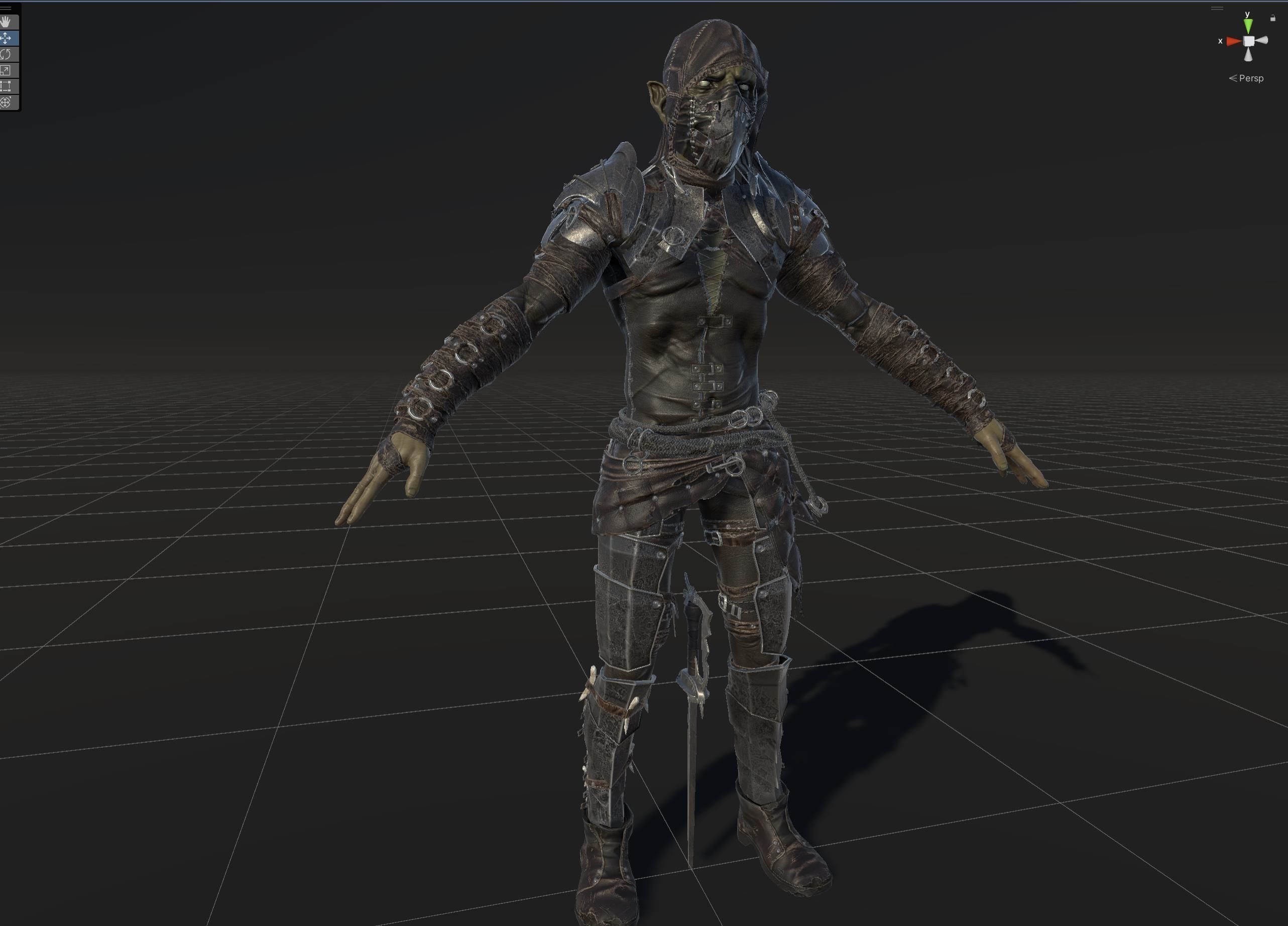  SkinnyOrc 12 Low-poly 3D model_35