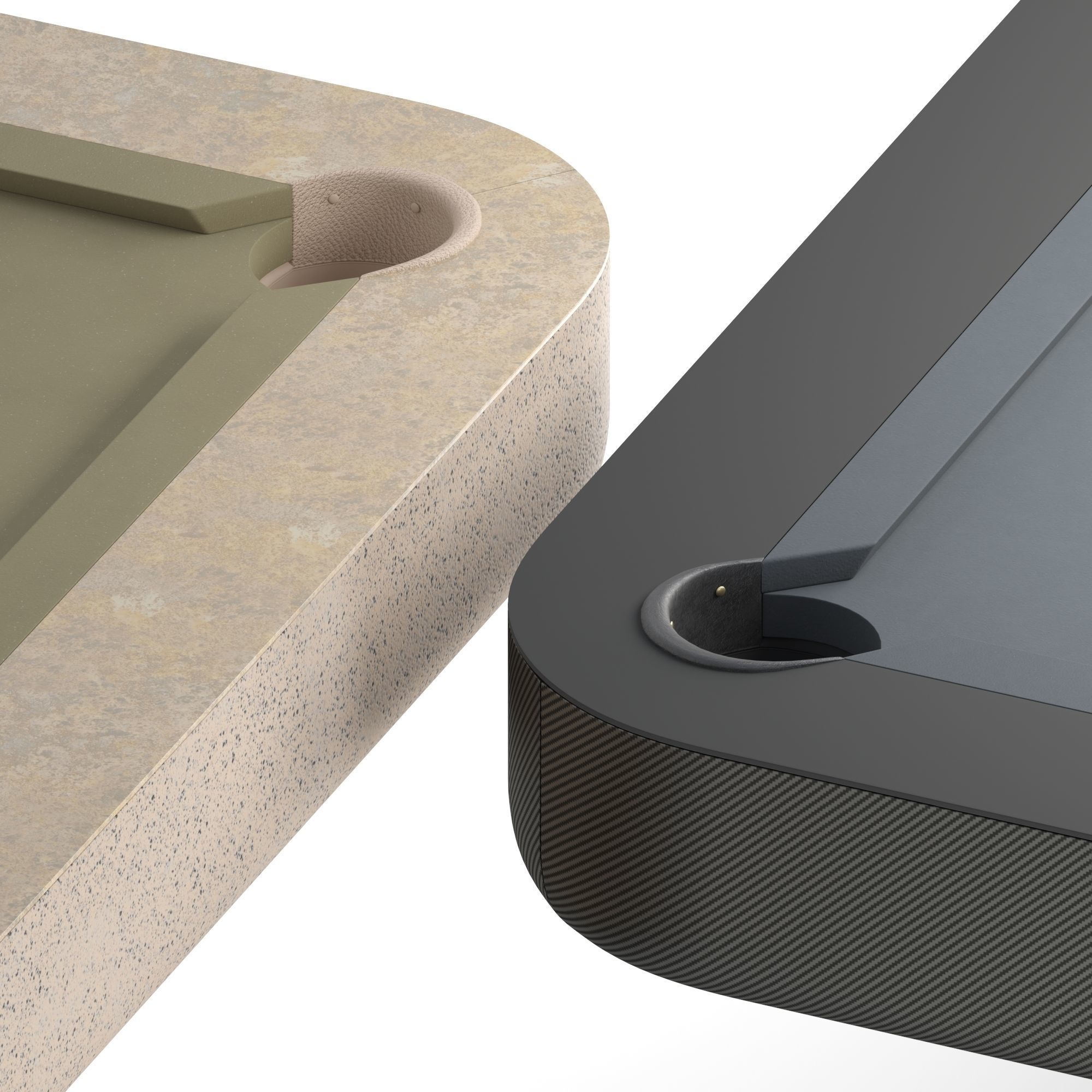 PBR Mono pool table Low-poly 3D model_2