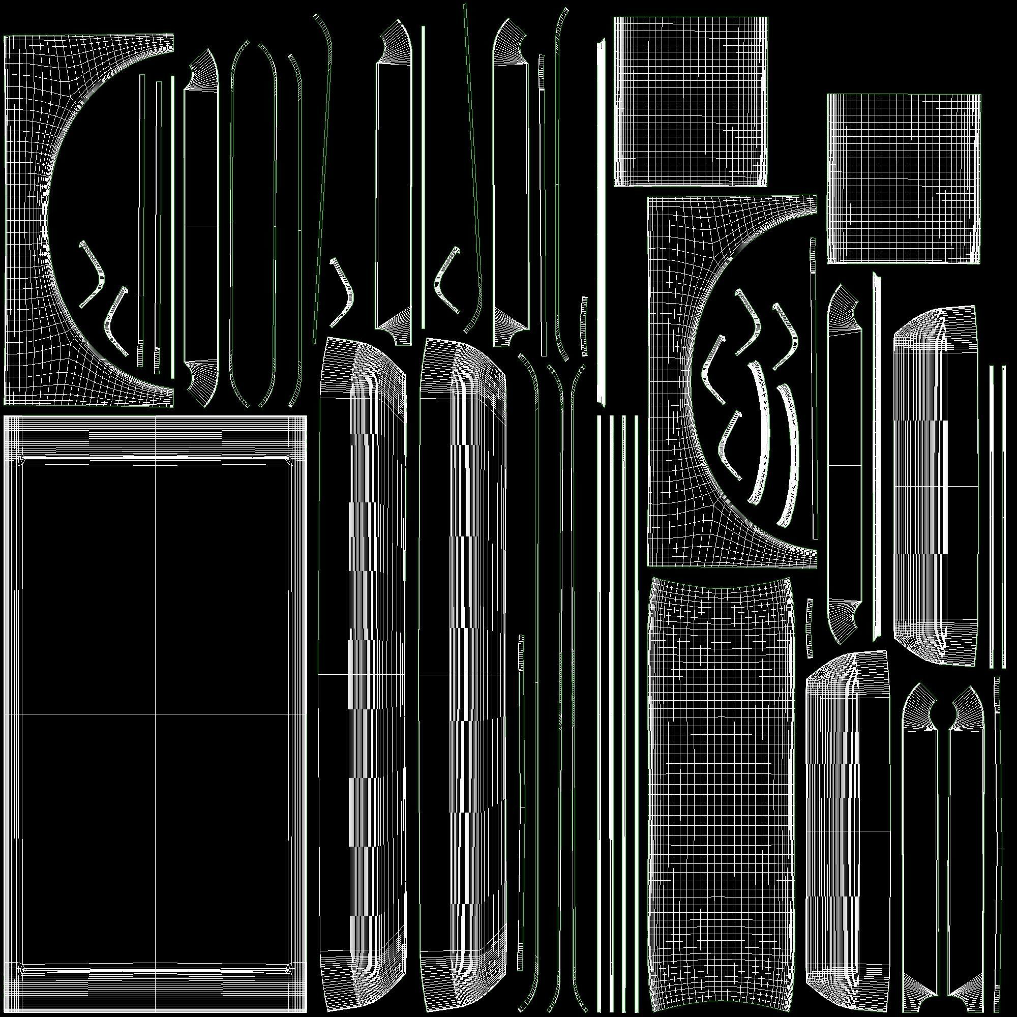 PBR Mono pool table Low-poly 3D model_11