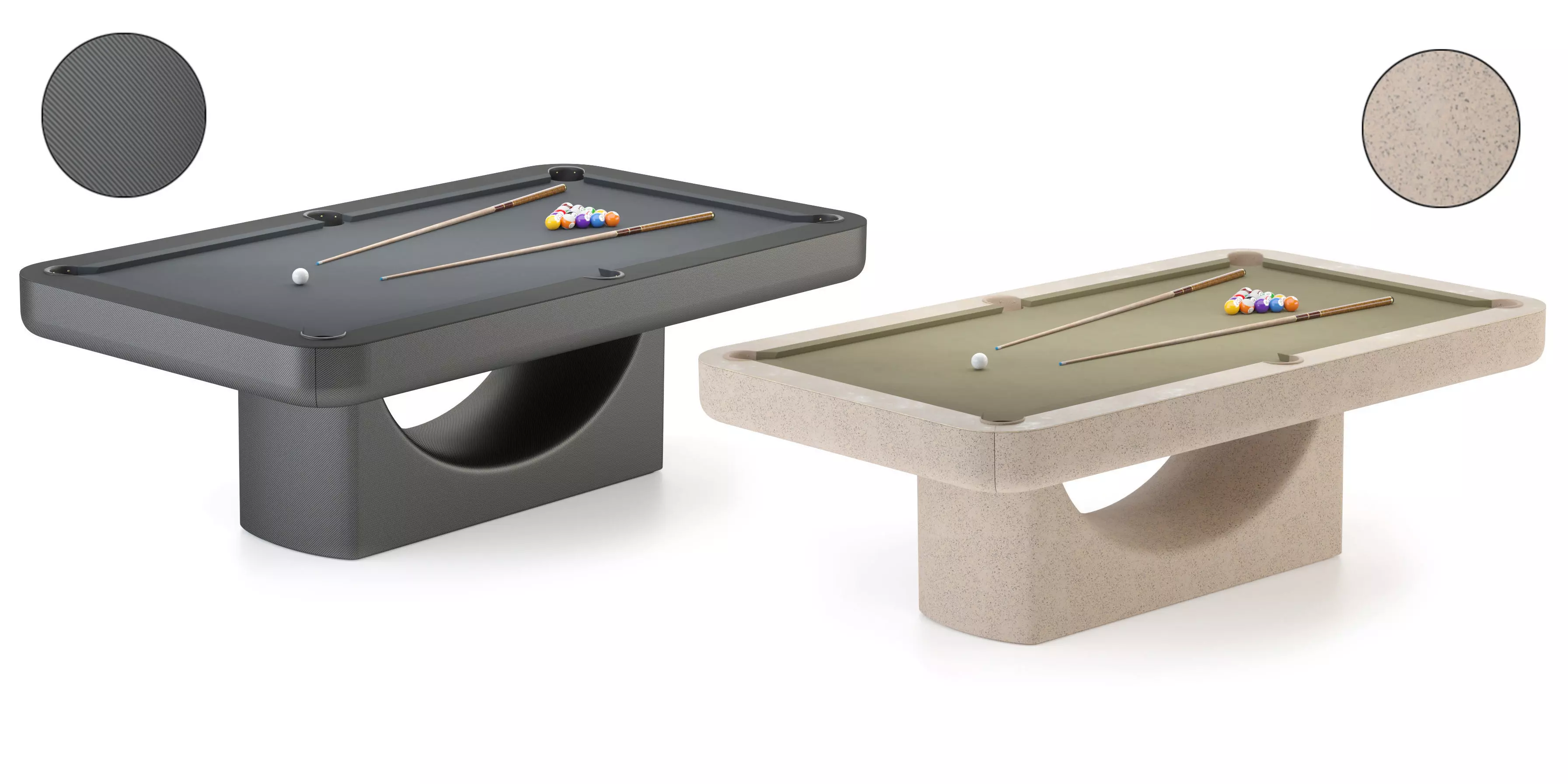 PBR Mono pool table Low-poly 3D model_0