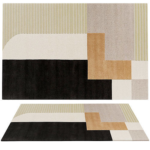RUG MORA by Allmodern 3D model
