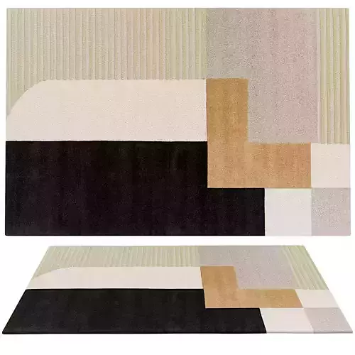 RUG MORA by Allmodern 3D model