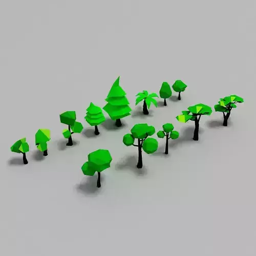 Trees low poly