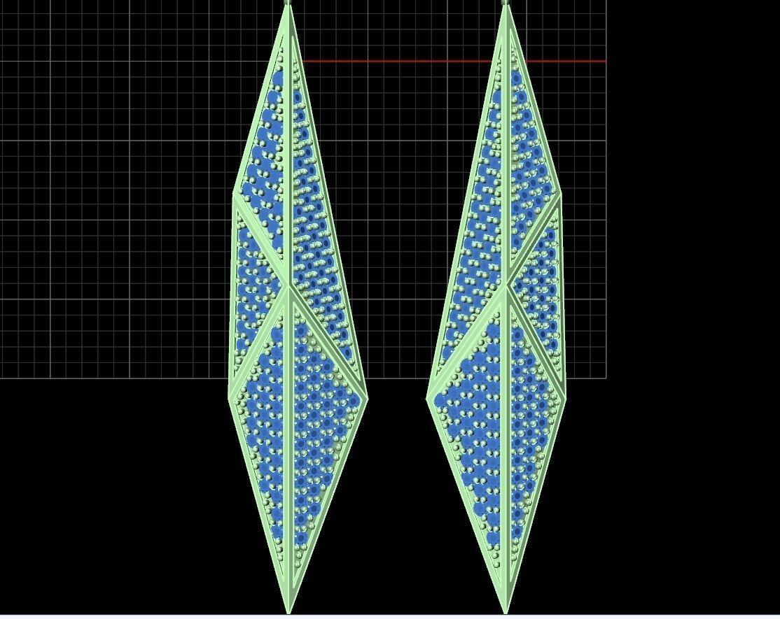 geometric earrings  Carrera Invierno Iceberg Collection 1052 3D print model_15