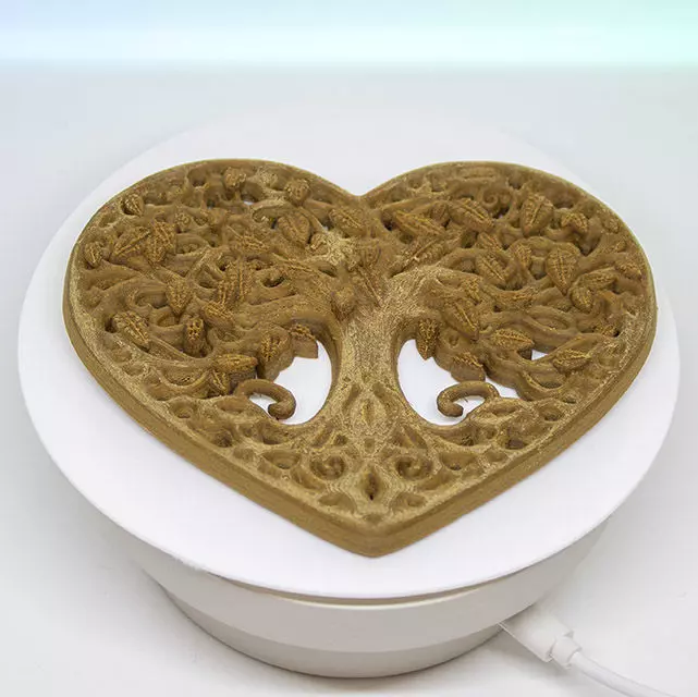 Tree of Life Home Decor and Heart Pendant 3D print model
