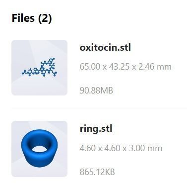 Molecule of Love 3D print model_4