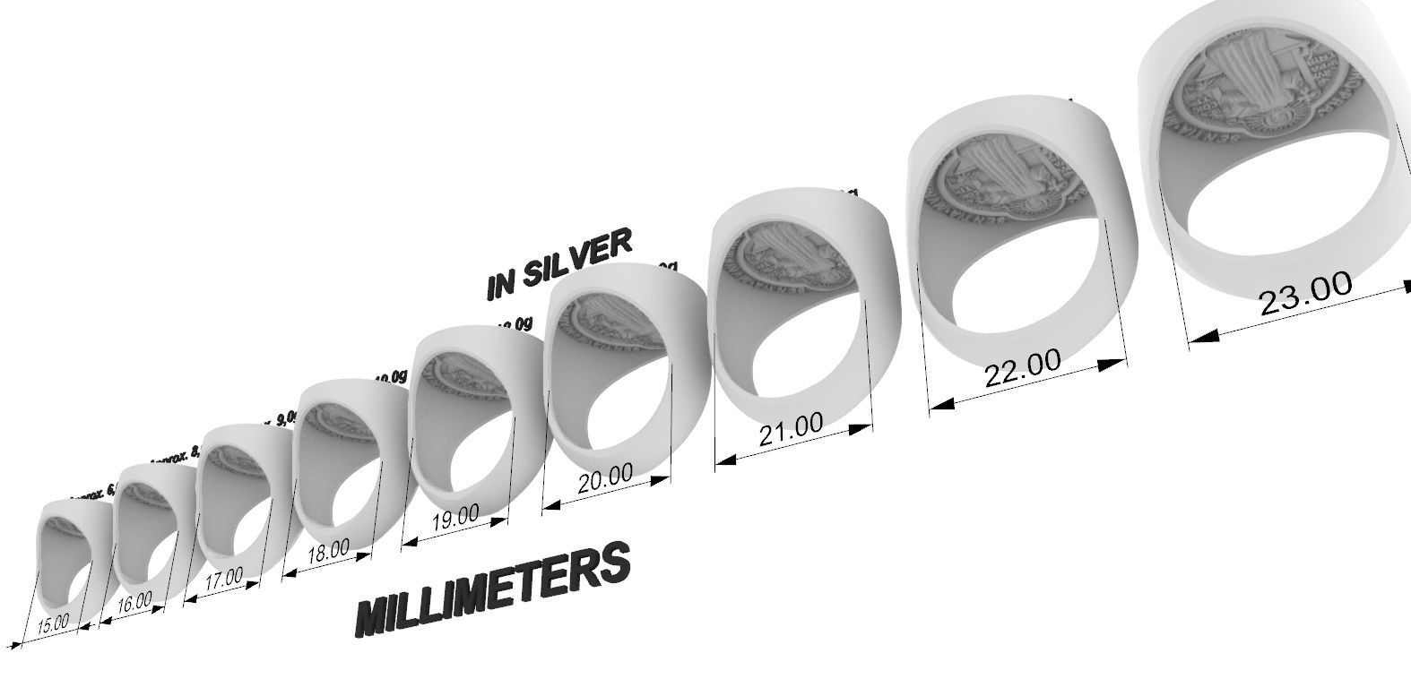 Saint Benedict Ring - Anel Sao Bento 3D print model_20