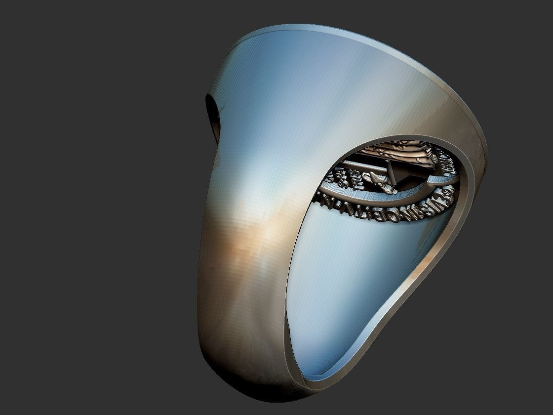 Saint Benedict Ring - Anel Sao Bento 3D print model_7