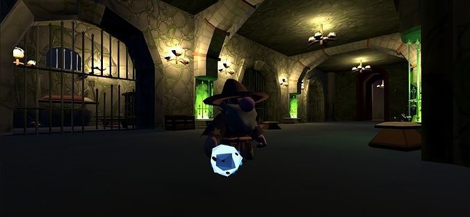 Royal Dungeon Free low-poly 3D model