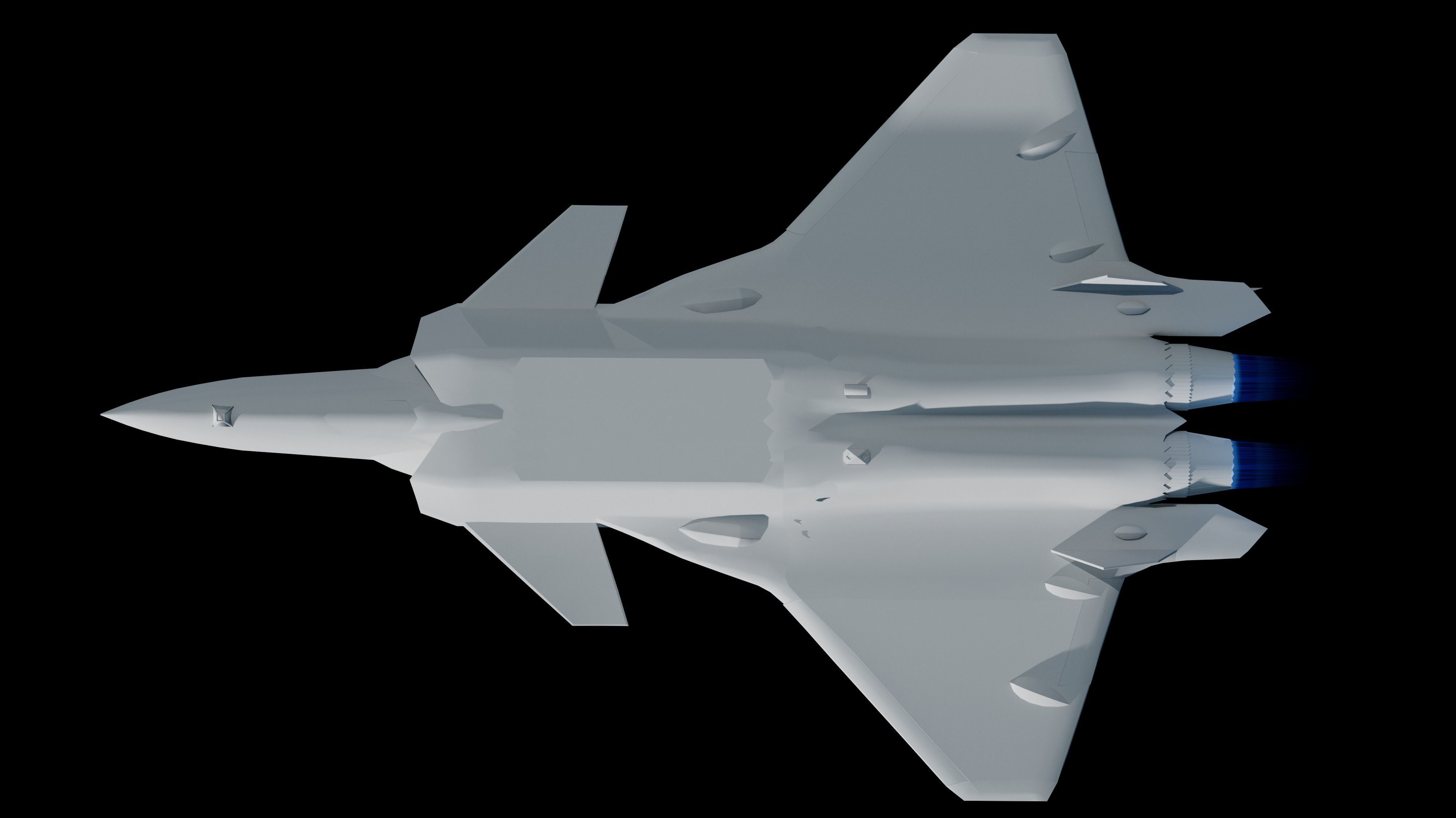 3D J-20 fighter j-20 J20 j-20 stealth fighter j-20 Weilong model 3D model_21