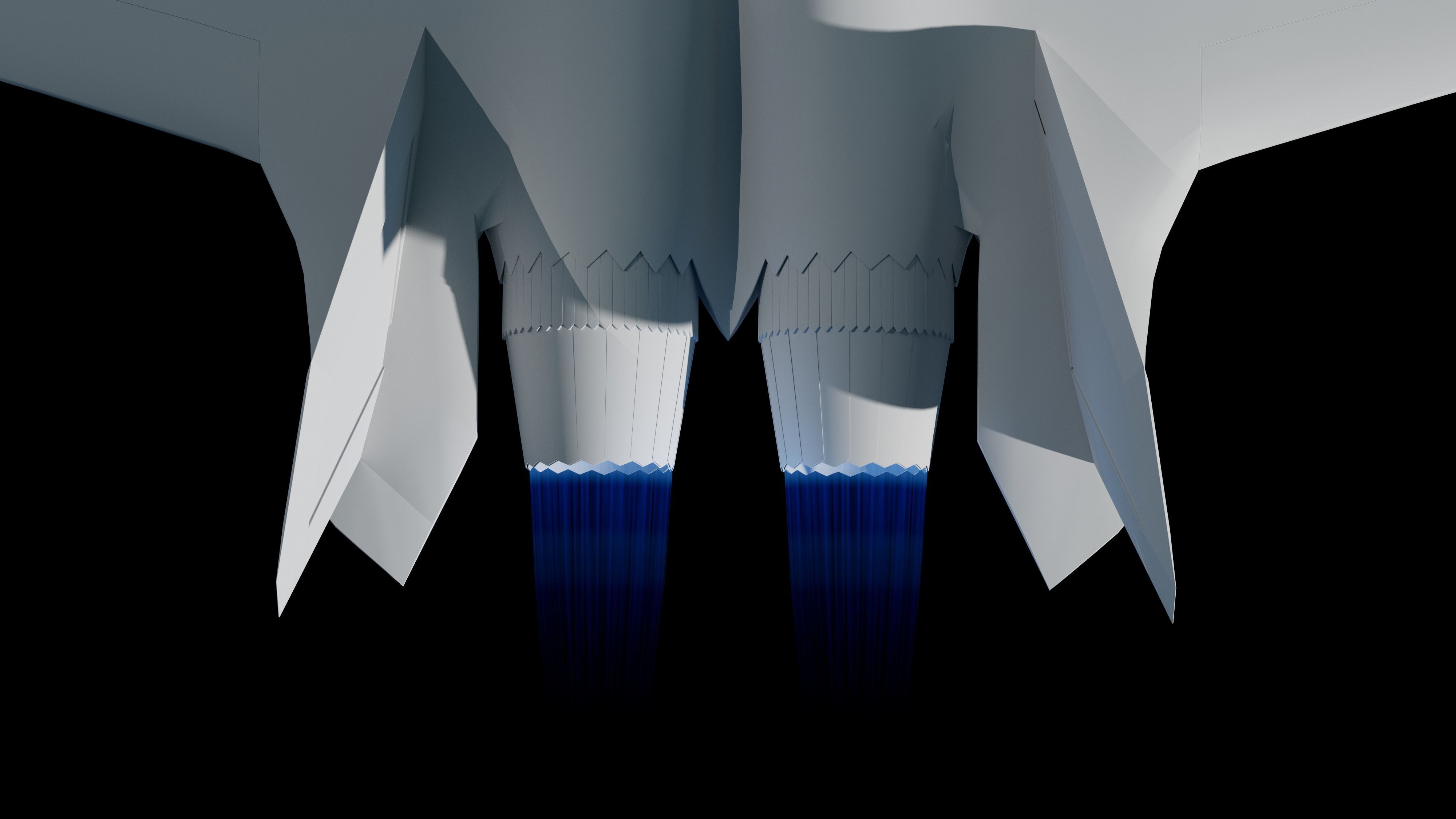 3D J-20 fighter j-20 J20 j-20 stealth fighter j-20 Weilong model 3D model_24