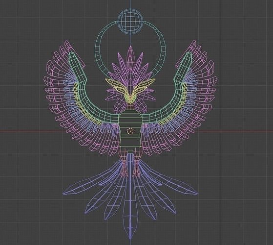 Pokemon Legendary Low-poly 3D model