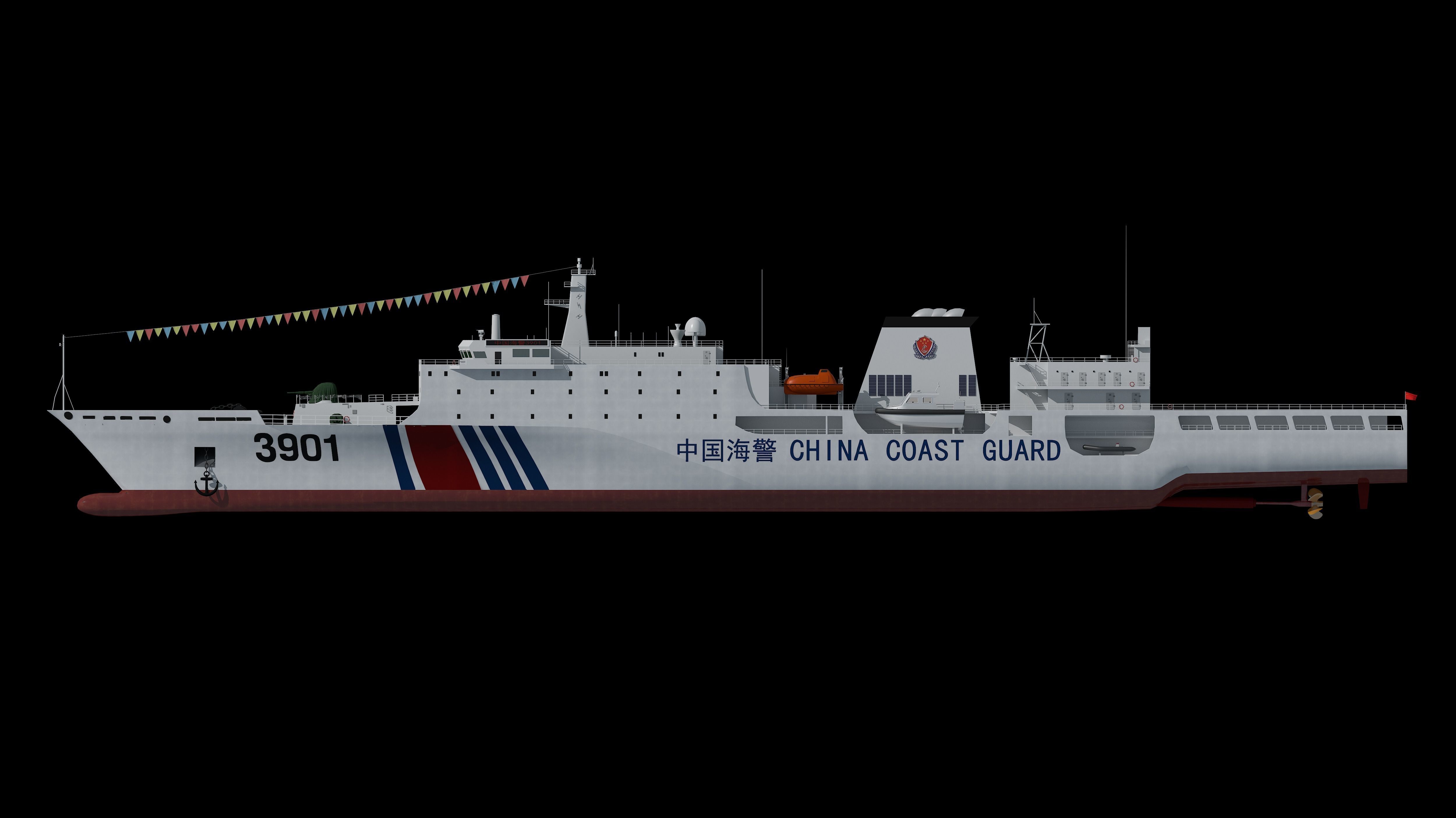 China Coast Guard 3901 CCGS 3901 China Coast Guard South  3D model_42