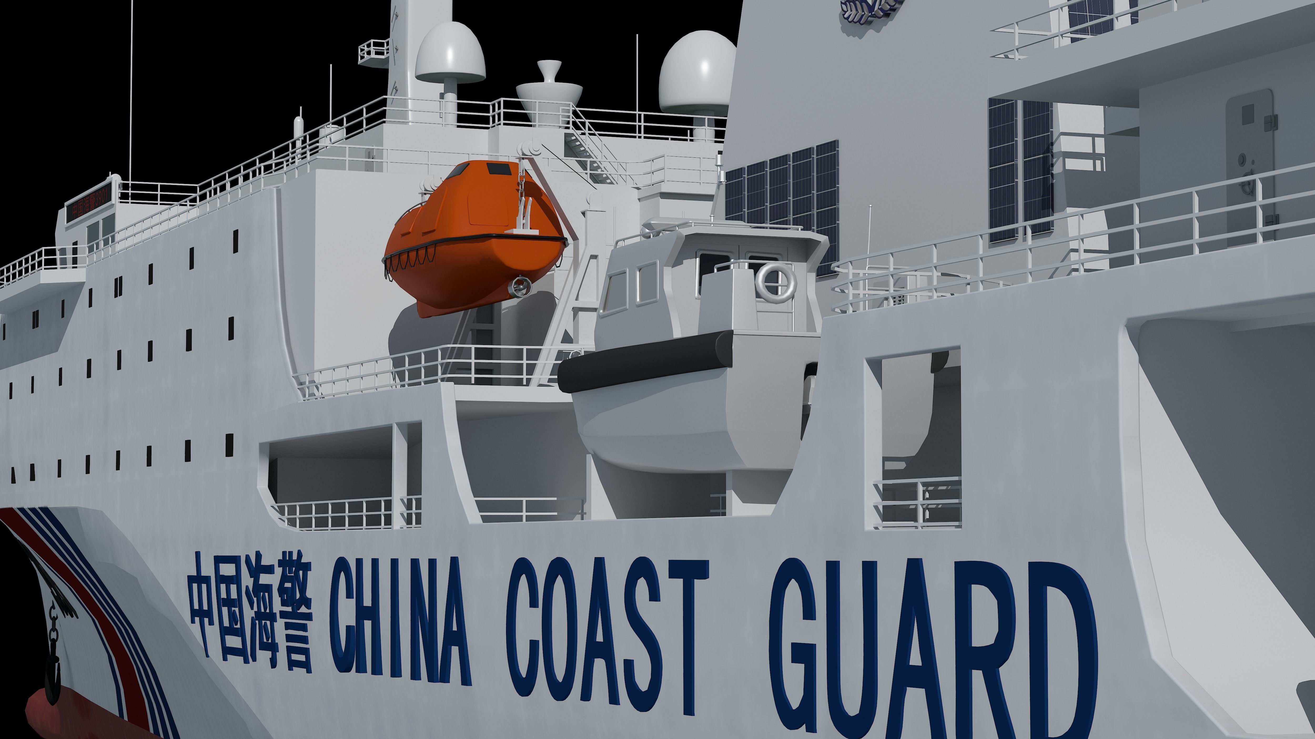 China Coast Guard 3901 CCGS 3901 China Coast Guard South  3D model_8