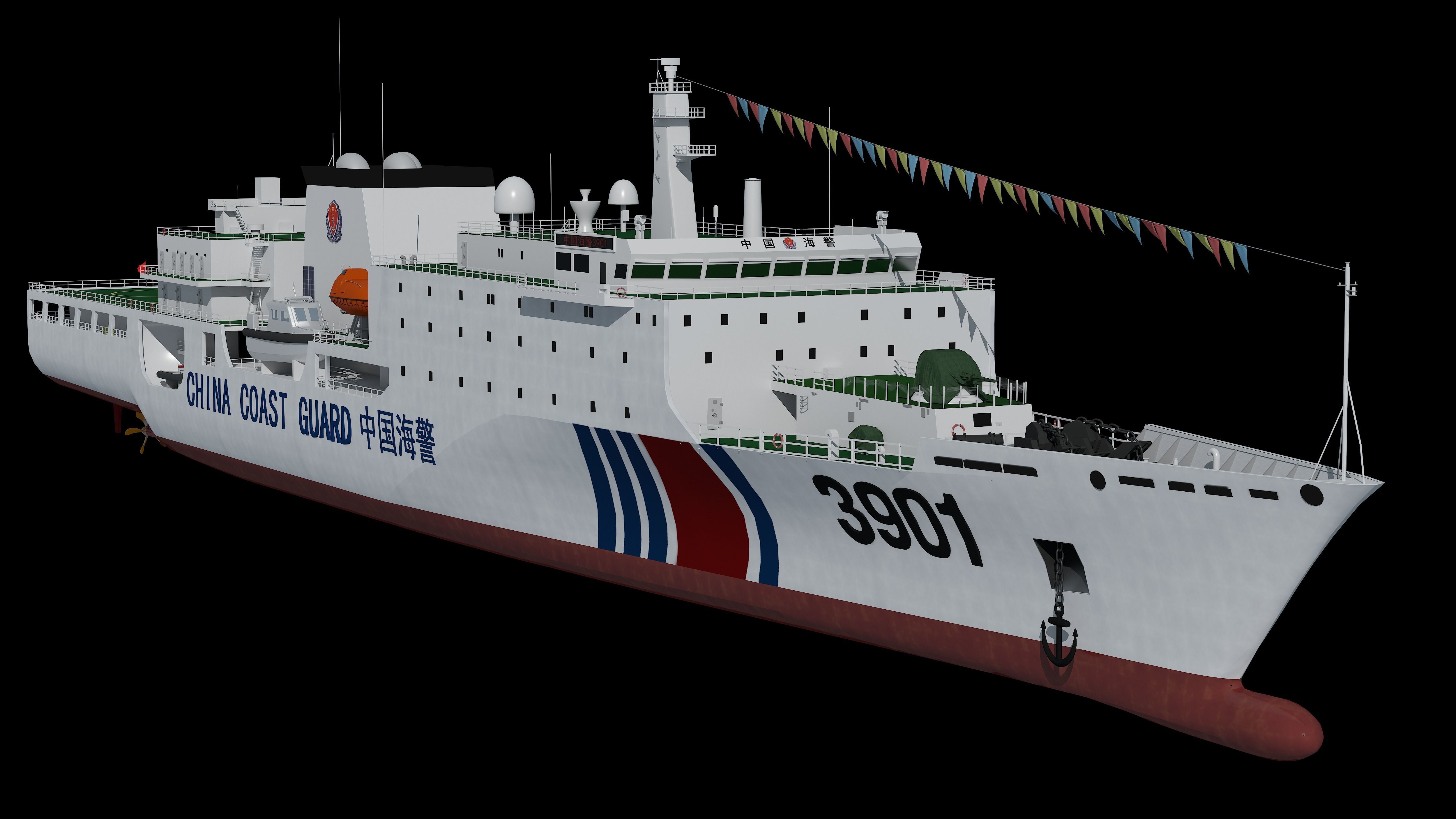 China Coast Guard 3901 CCGS 3901 China Coast Guard South  3D model_20