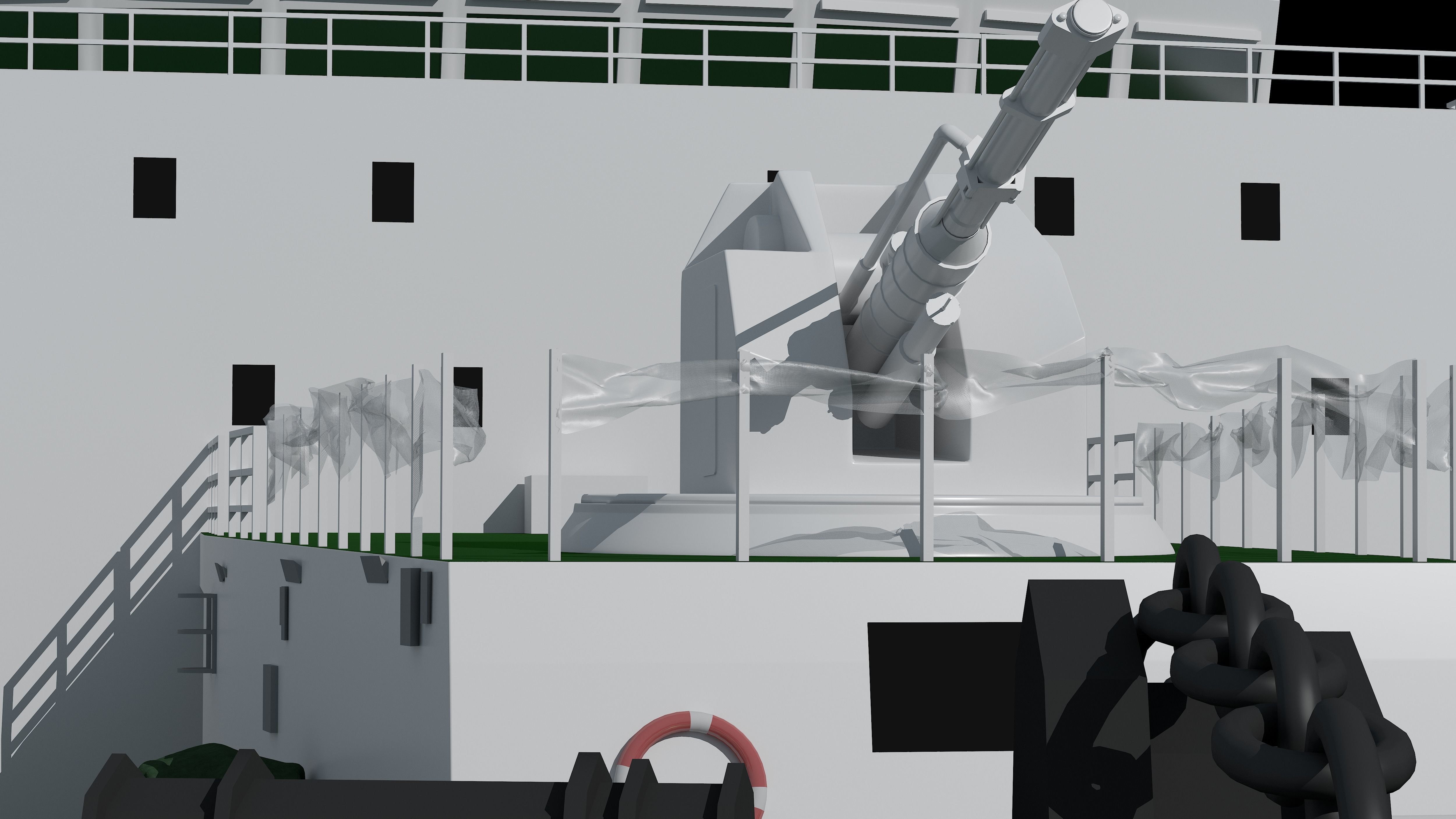 China Coast Guard 3901 CCGS 3901 China Coast Guard South  3D model_9