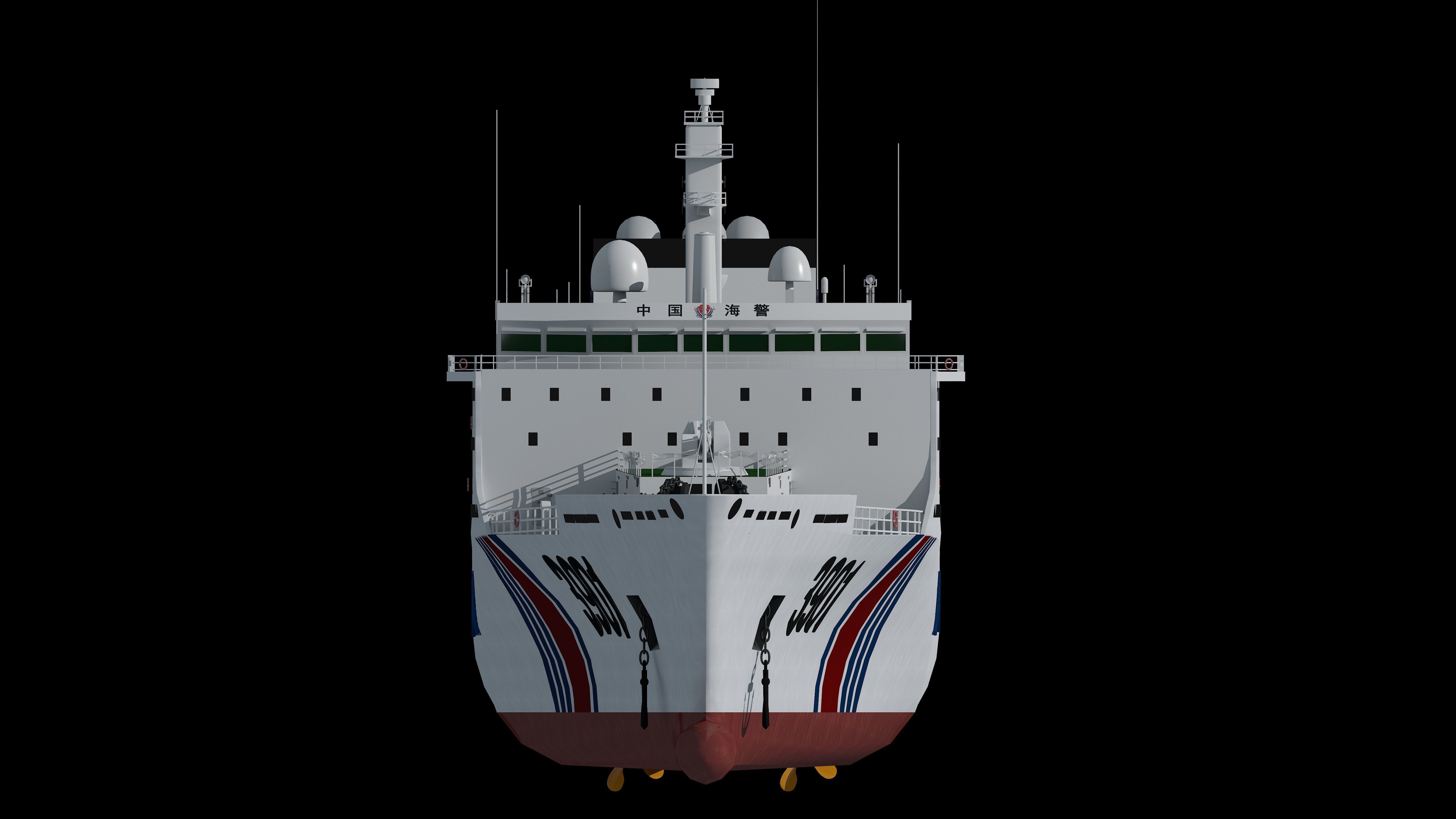 China Coast Guard 3901 CCGS 3901 China Coast Guard South  3D model_12