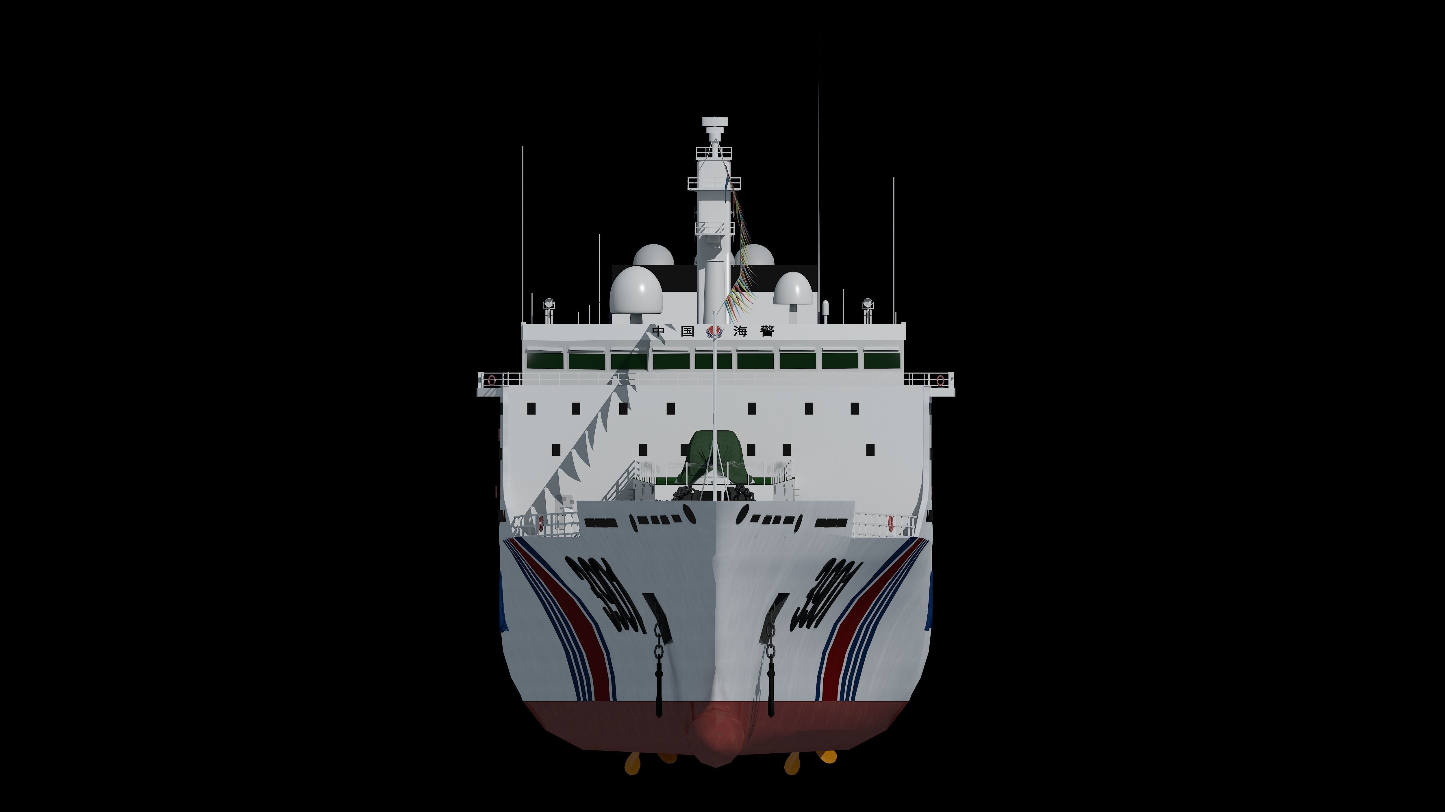 China Coast Guard 3901 CCGS 3901 China Coast Guard South  3D model_43