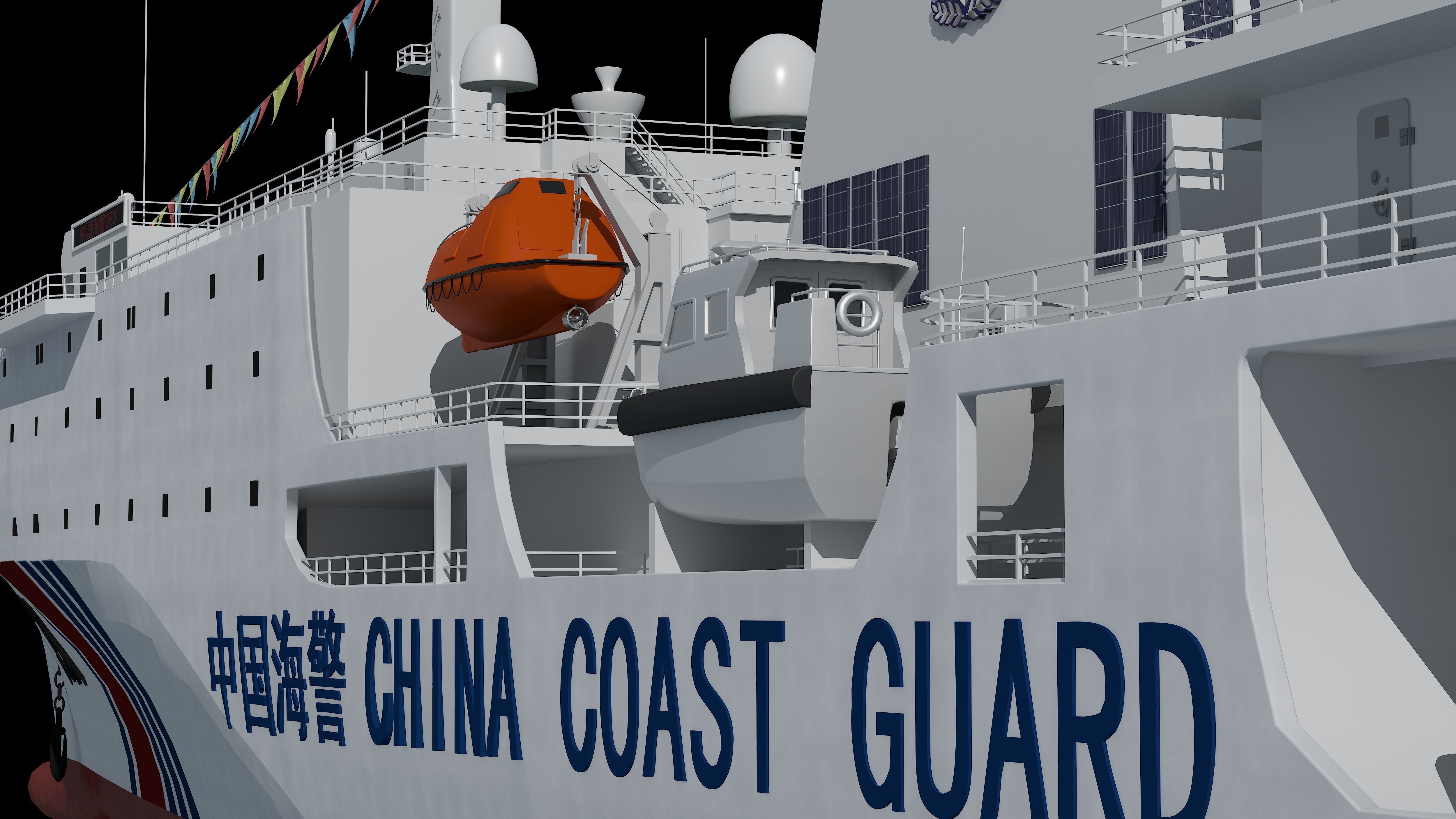 China Coast Guard 3901 CCGS 3901 China Coast Guard South  3D model_22