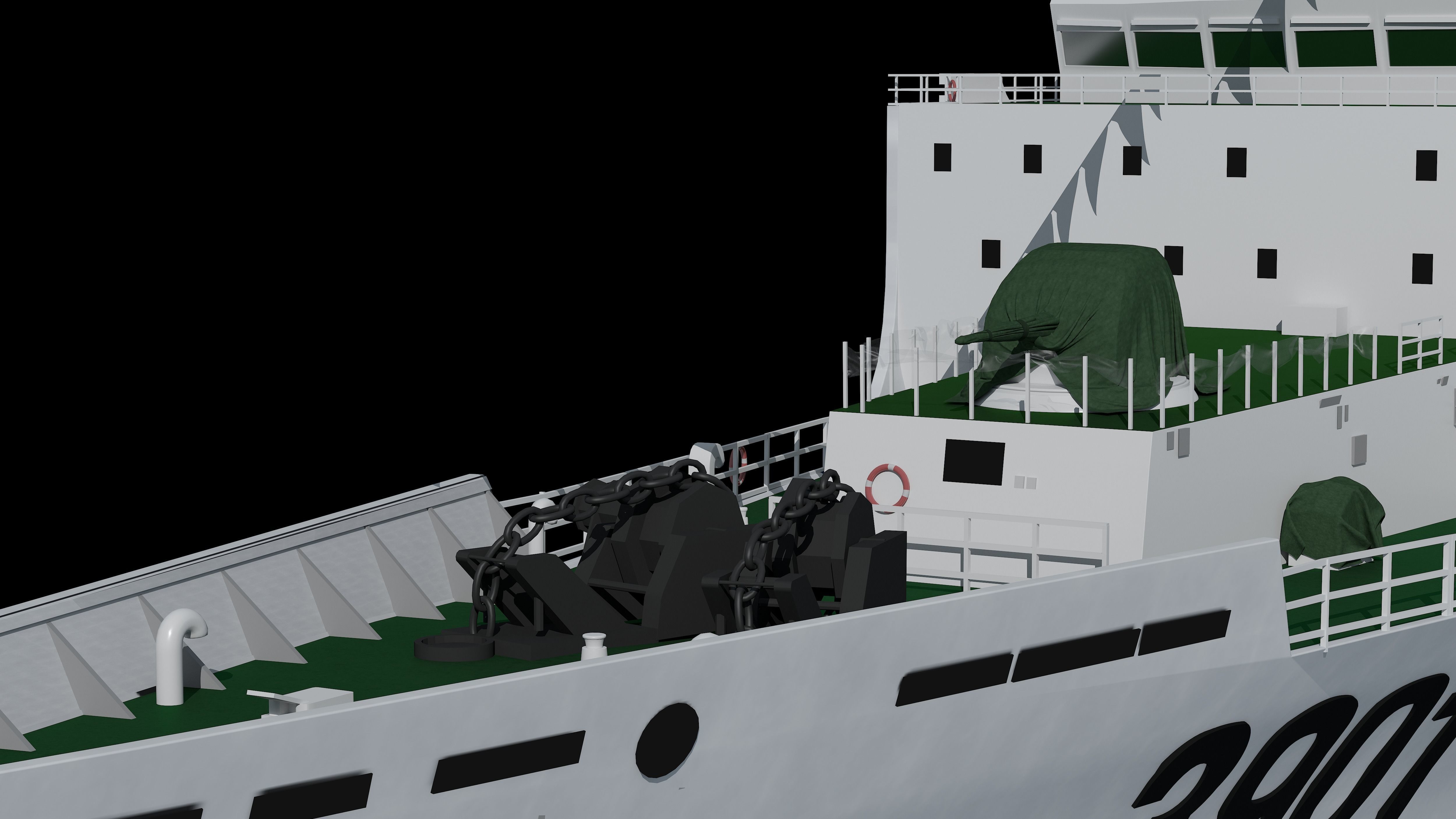 China Coast Guard 3901 CCGS 3901 China Coast Guard South  3D model_24